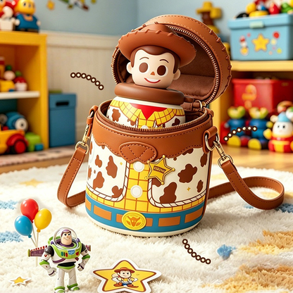 250ML Cute Mini 3D Topper Water Bottle C-394