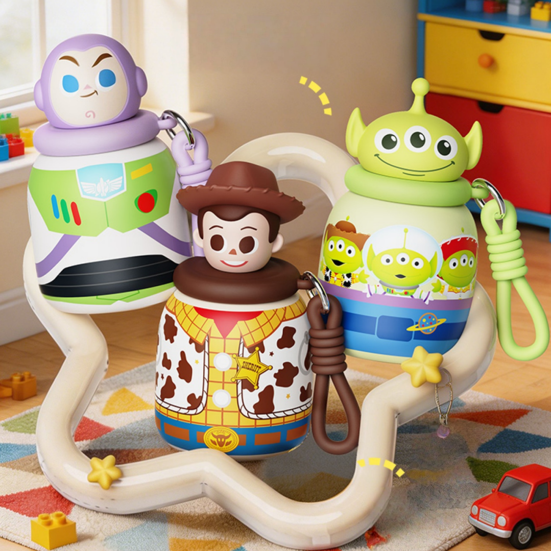 250ML Cute Mini 3D Topper Water Bottle C-394