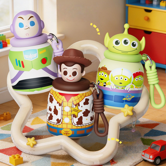 250ML Cute Mini 3D Topper Water Bottle C-394