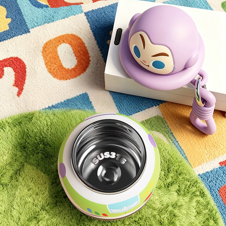 250ML Cute Mini 3D Topper Water Bottle C-394