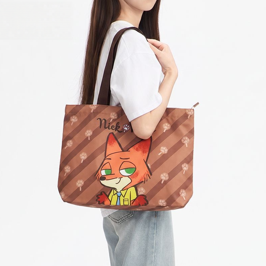Large Capacity Printed Canvas Tote Bag C-425