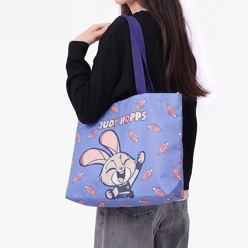 Large Capacity Printed Canvas Tote Bag C-425