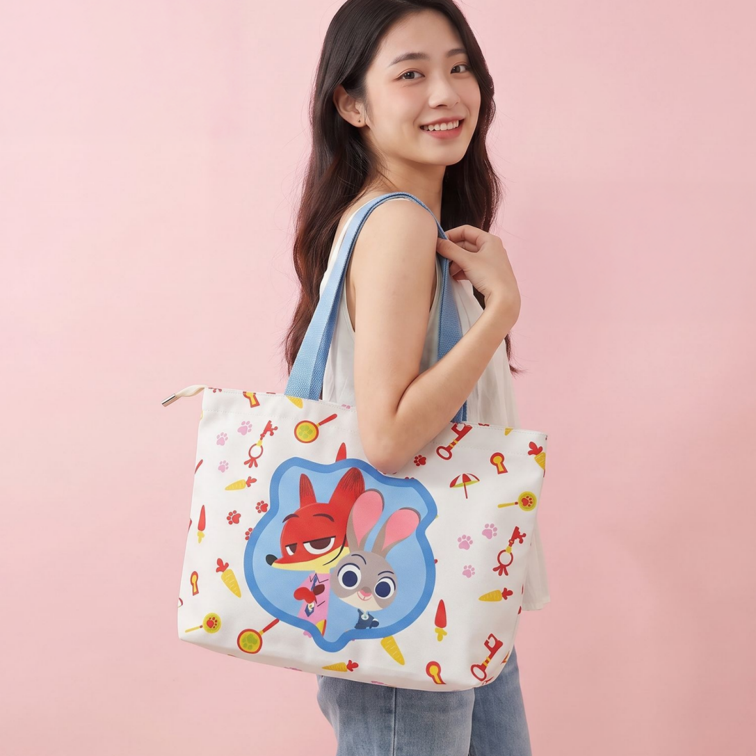 Large Capacity Printed Canvas Tote Bag C-425