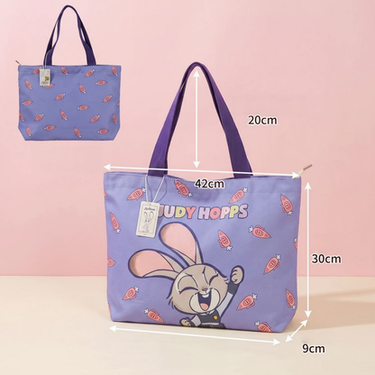 Large Capacity Printed Canvas Tote Bag C-425