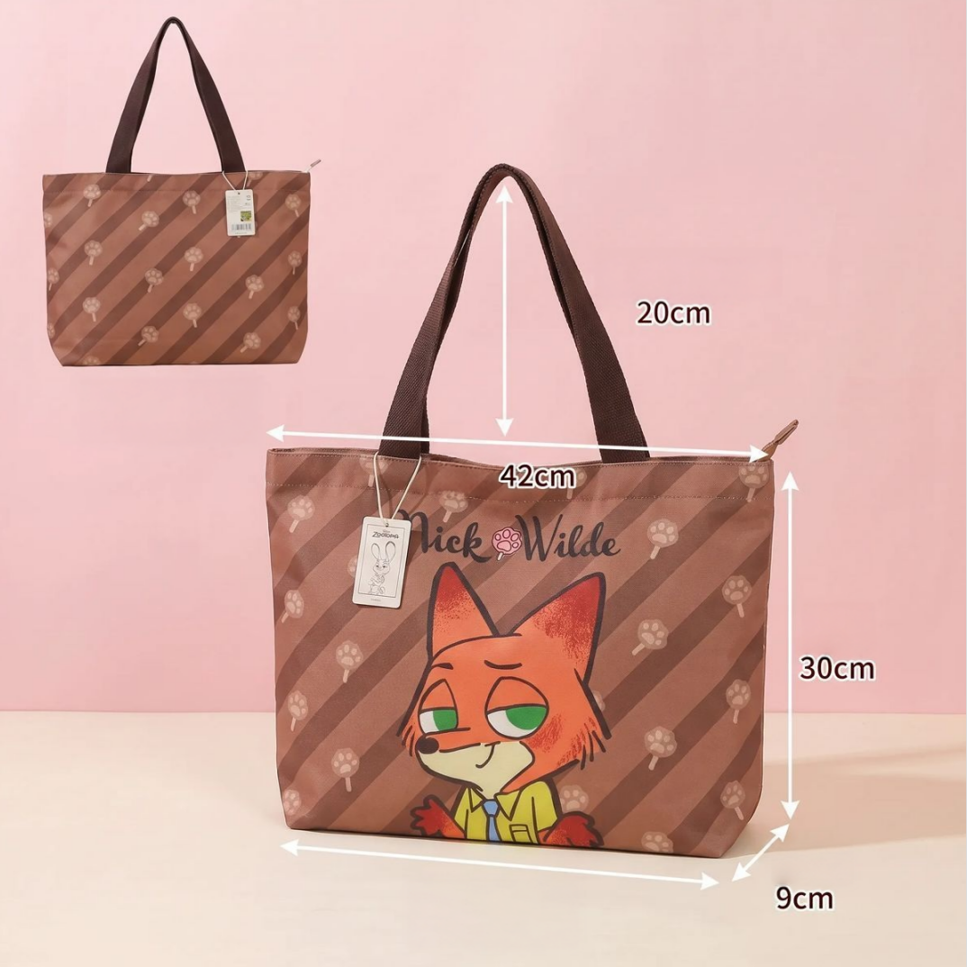 Large Capacity Printed Canvas Tote Bag C-425
