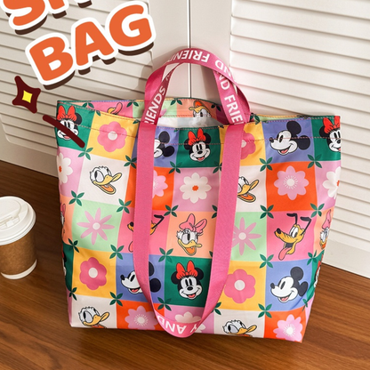 Colorful All-Over Print Large Capacity Shoulder Tote Bag CO-70004