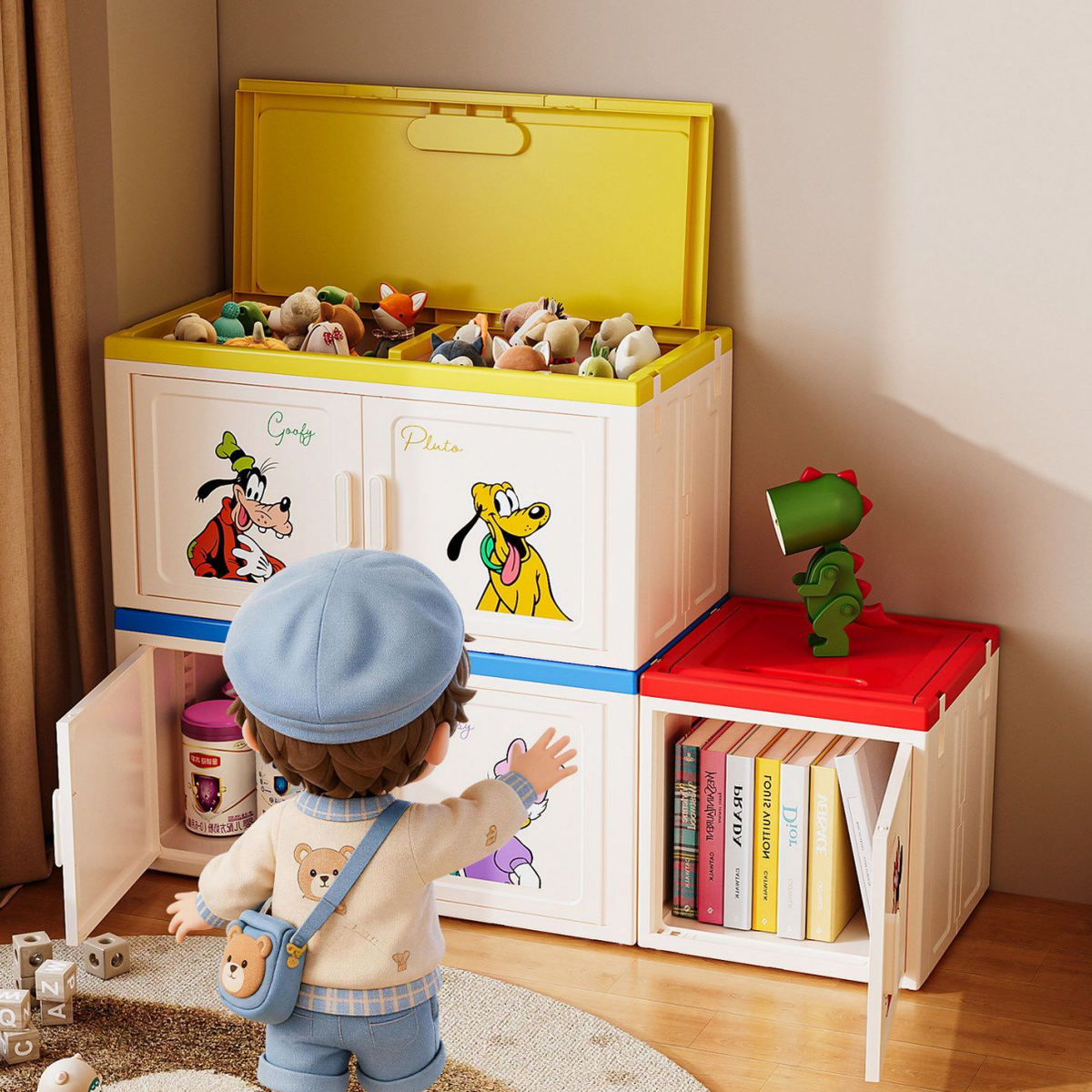 Foldable Stackable Large Capacity Home Storage Organizer C-434