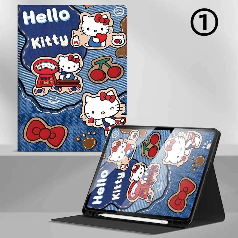 360° Full Protection Soft Silicone iPad Case with Stand C-80075