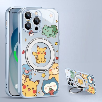 iPhone Case with 360° Rotating Ring Stand & Shock Protection C-80088