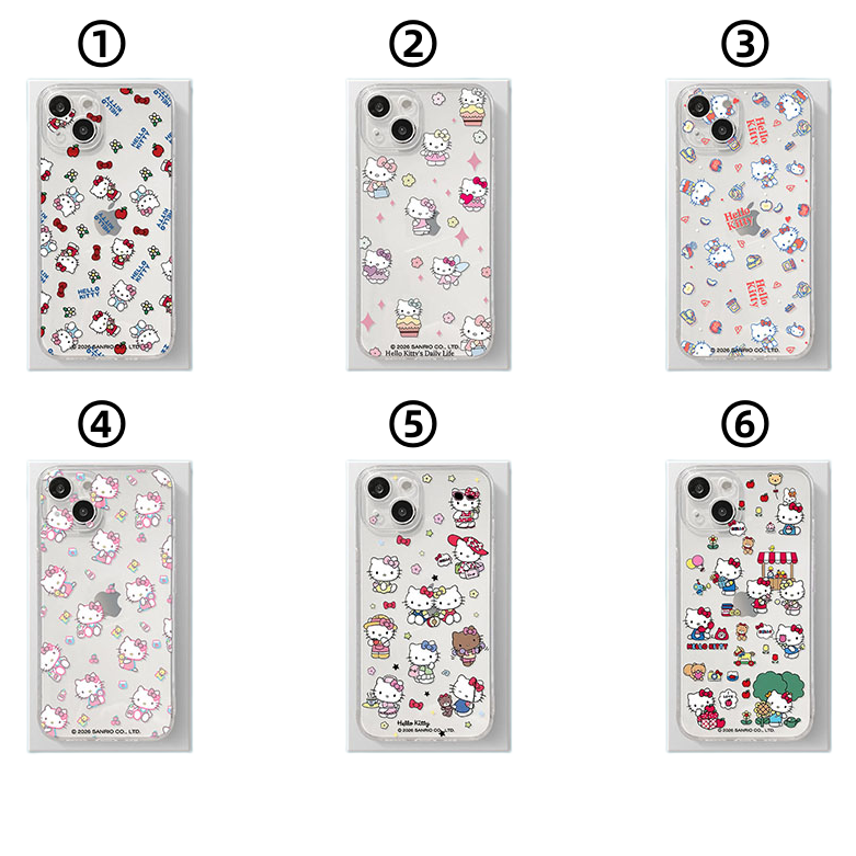 All-Over Print Slim Lightweight Clear Phone Case for iPhone C-80122