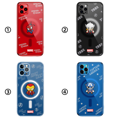 Clear Slim Magnetic Shockproof Phone Case for iPhone C-80125