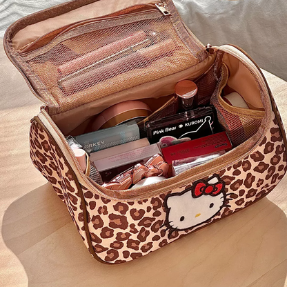 Leopard Print Large Capacity Cute Organizer Bag C-451