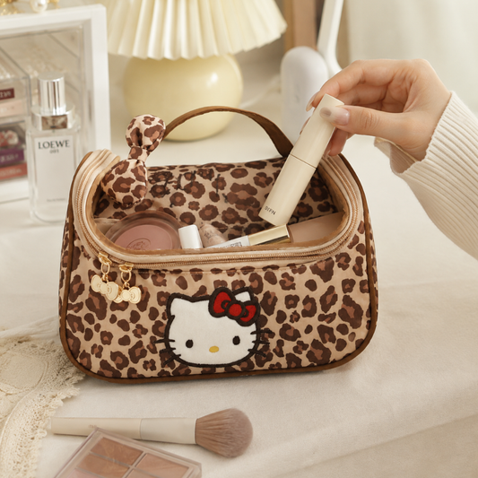 Leopard Print Large Capacity Cute Organizer Bag C-451