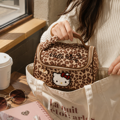 Leopard Print Large Capacity Cute Organizer Bag C-451