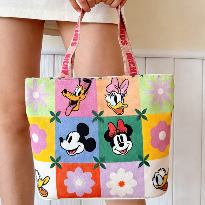 2-Way Lightweight Canvas Tote & Shoulder Bag C-483