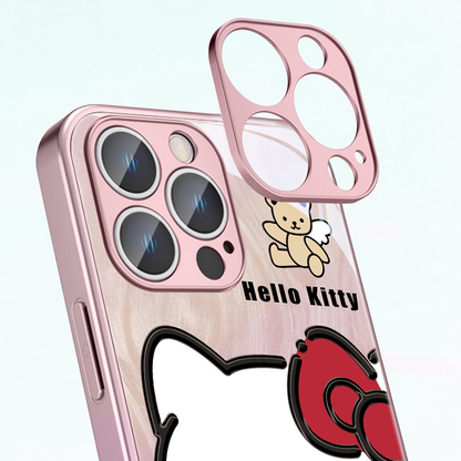 Metallic Frame Glass-Style iPhone Case C-80152