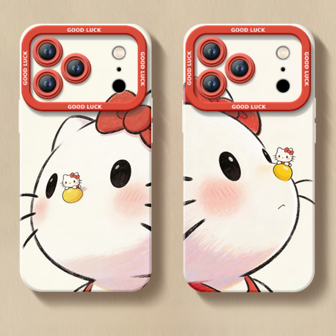 Cute Soft Silicone-Style iPhone Case with Detachable Charm Strap C-80159