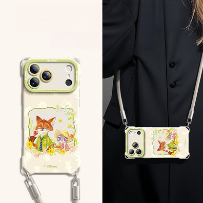 Cute Shockproof iPhone Case with Detachable Strap C-80169