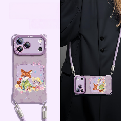 Cute Shockproof iPhone Case with Detachable Strap C-80169