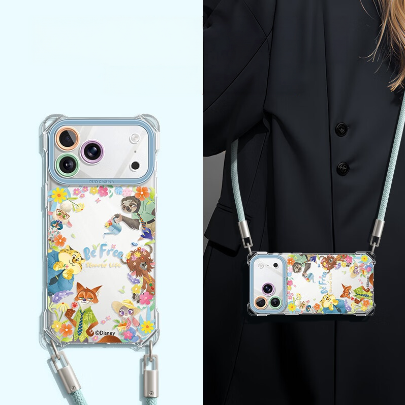 Shockproof iPhone Case with Detachable Short/Long Strap C-80171