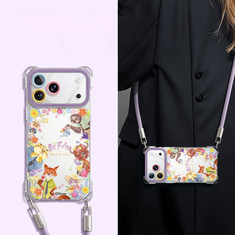Shockproof iPhone Case with Detachable Short/Long Strap C-80171