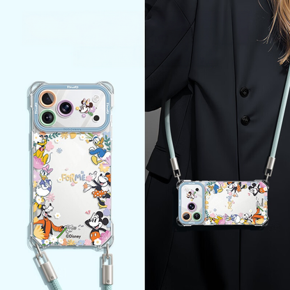 Shockproof & Stain-Resistant iPhone Case with Detachable Strap C-80172