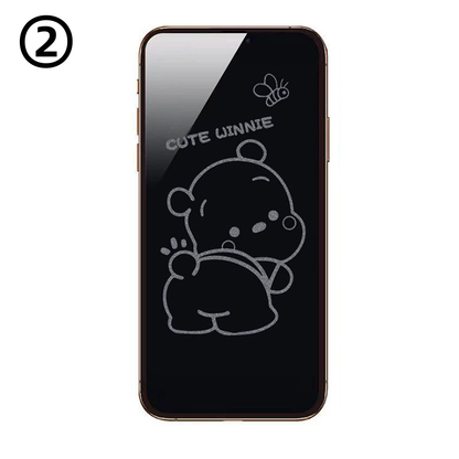 Hidden Pattern Tempered Glass Screen Protector C-80194