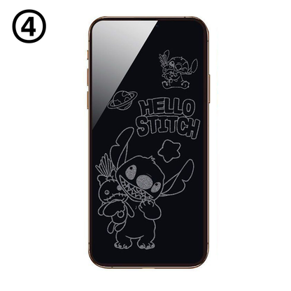 Hidden Pattern Tempered Glass Screen Protector C-80194