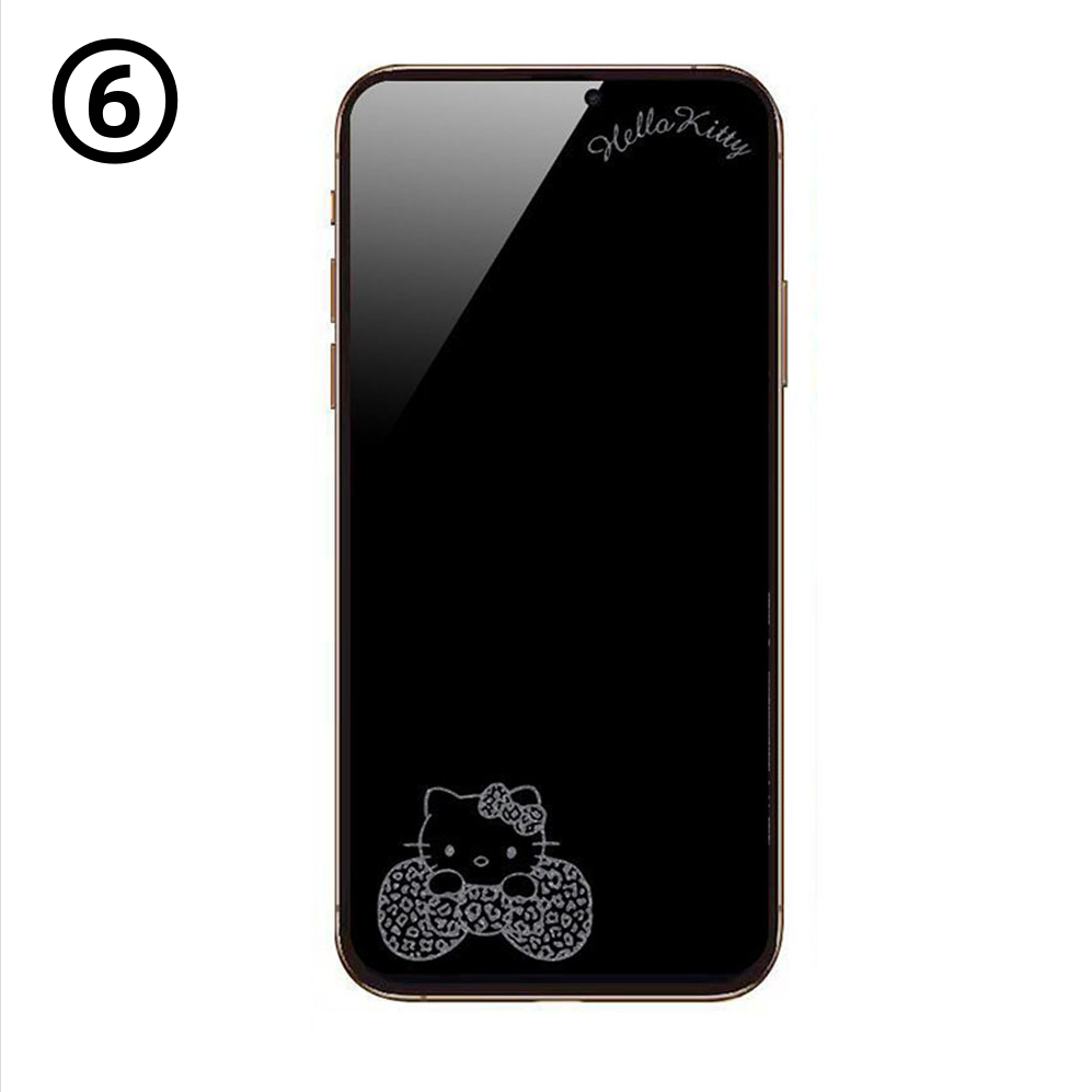 Hidden Pattern Tempered Glass Screen Protector C-80194