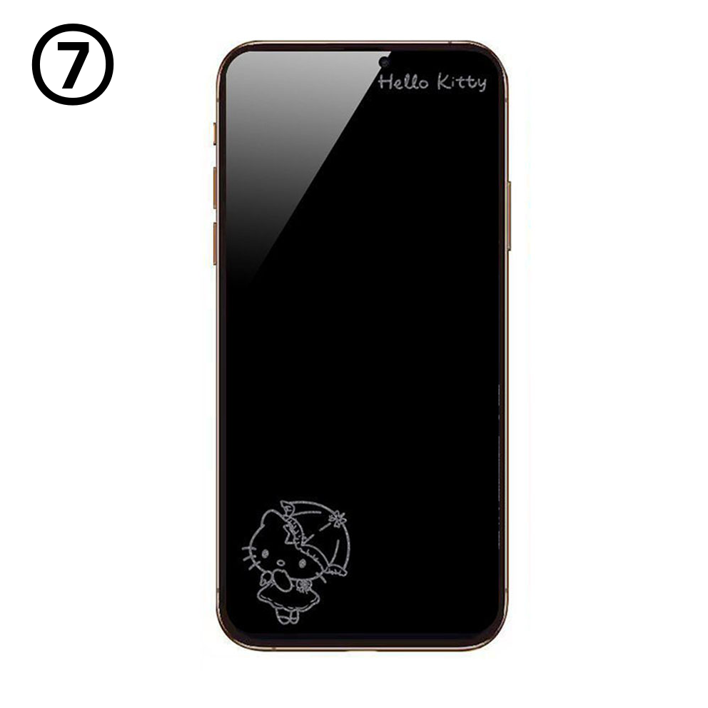 Hidden Pattern Tempered Glass Screen Protector C-80194