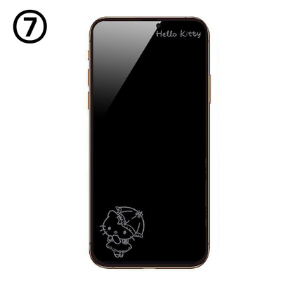 Hidden Pattern Tempered Glass Screen Protector C-80194