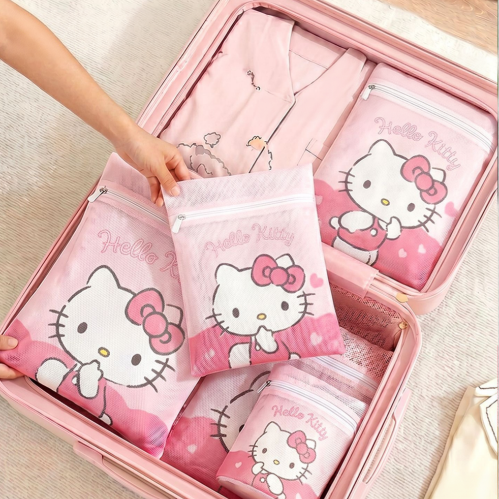 Breathable Fine Mesh Zippered Clothing Protective Laundry Bag C-512