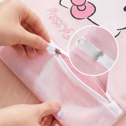 Breathable Fine Mesh Zippered Clothing Protective Laundry Bag C-512