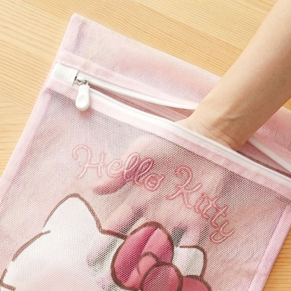 Breathable Fine Mesh Zippered Clothing Protective Laundry Bag C-512