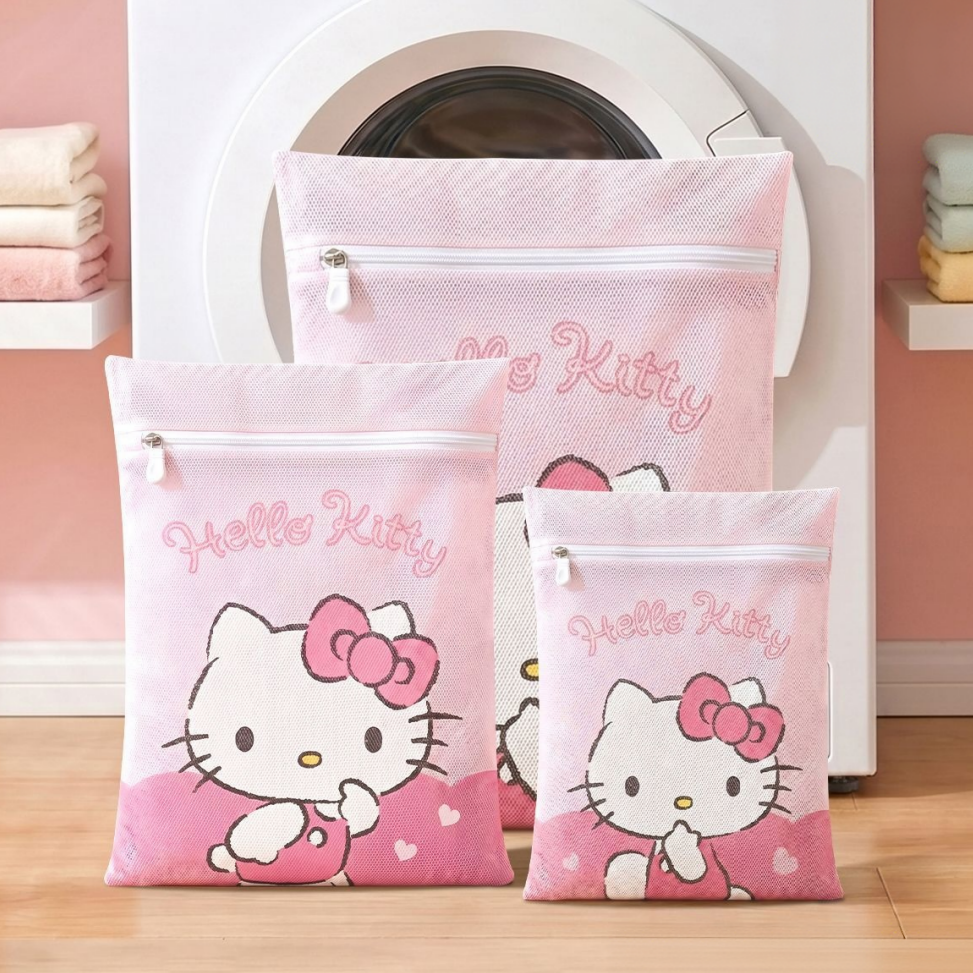 Breathable Fine Mesh Zippered Clothing Protective Laundry Bag C-512
