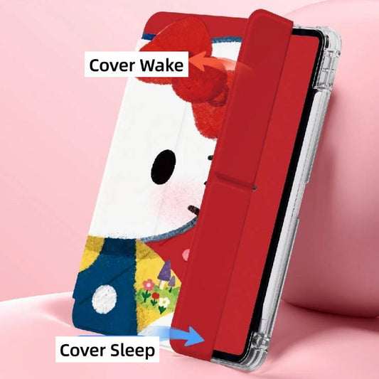 Transparent iPad Case with Stand & Auto Sleep/Wake C-80059