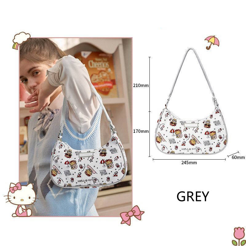 Cute Lightweight Crescent Shoulder Bag C-355