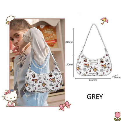 Cute Lightweight Crescent Shoulder Bag C-355