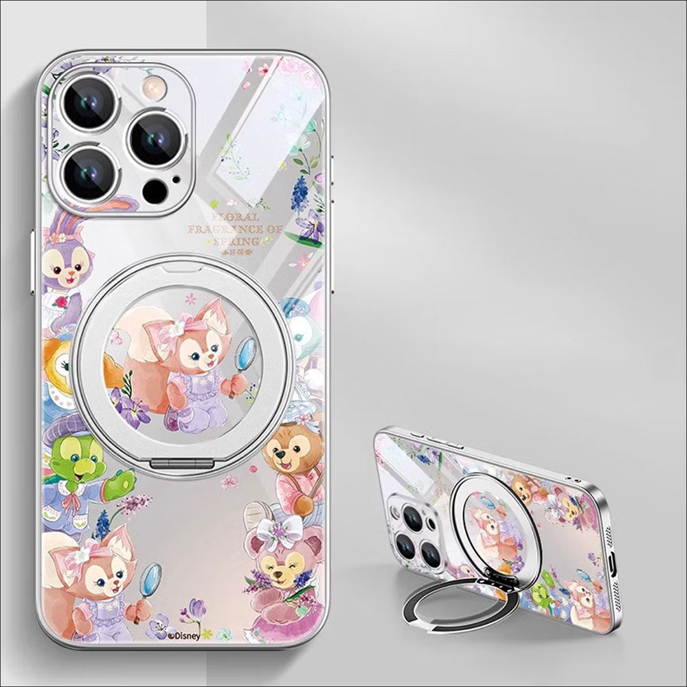 iPhone Compatible Phone Case with 360° Rotating Ring Stand C-80144