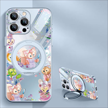 iPhone Compatible Phone Case with 360° Rotating Ring Stand C-80144