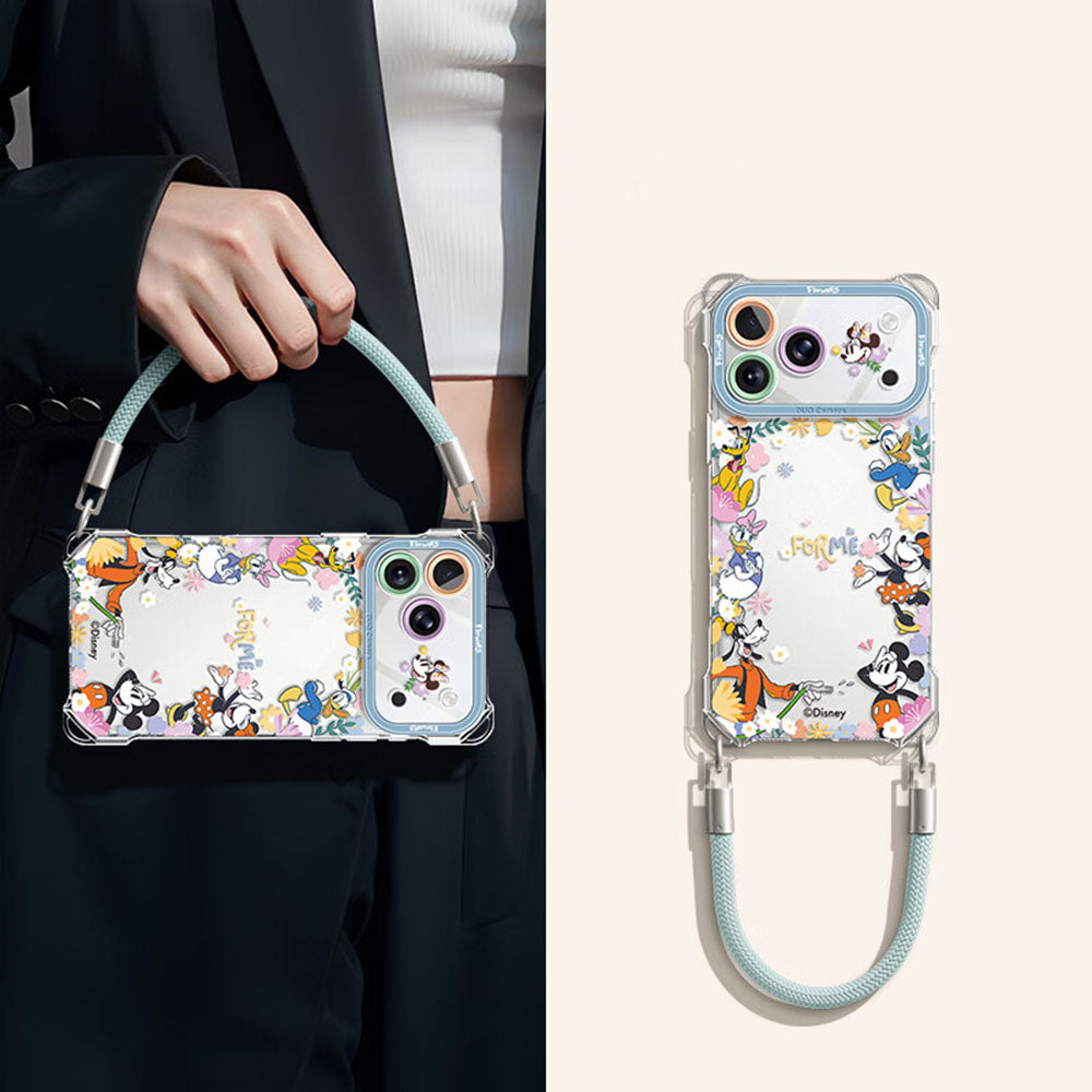 Shockproof & Stain-Resistant iPhone Case with Detachable Strap C-80172