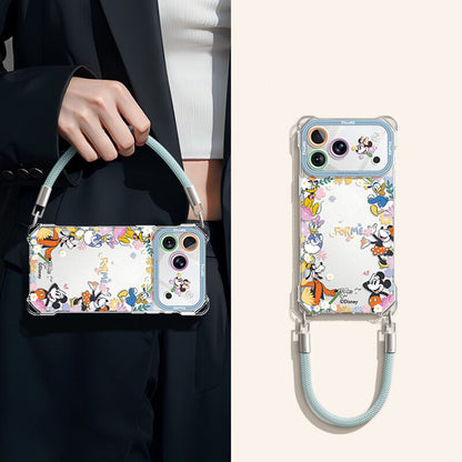Shockproof & Stain-Resistant iPhone Case with Detachable Strap C-80172