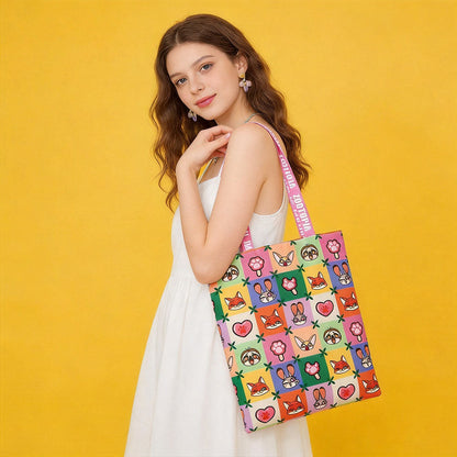 All-Over Print Large-Capacity Shoulder Bag C-482