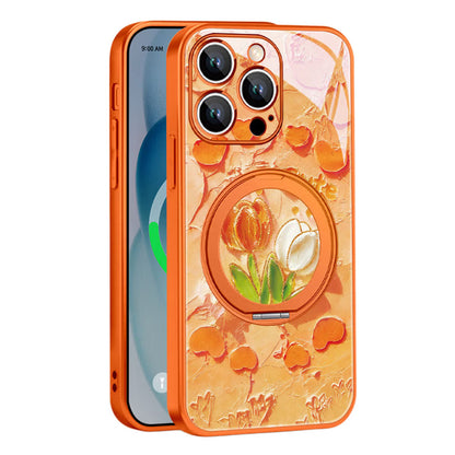 Phone Case with 360° Rotating Ring Stand for iPhone C-80134