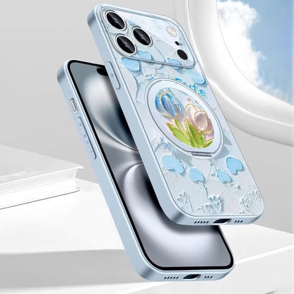 Phone Case with 360° Rotating Ring Stand for iPhone C-80134