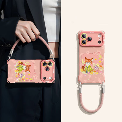 Cute Shockproof iPhone Case with Detachable Strap C-80169