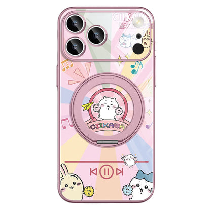 iPhone Compatible Shockproof Phone Case with Ring Stand C-80137