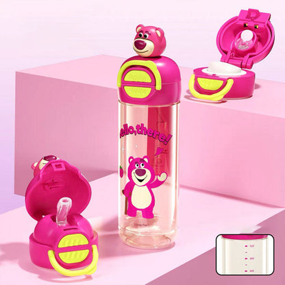 520ML 2-Way Straw & Direct Drink Water Bottle C-474