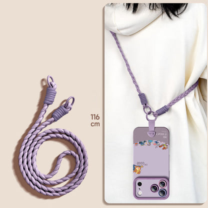 Corner Protection Shockproof Phone Case with Strap for iPhone C-80186
