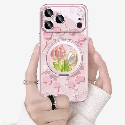 Phone Case with 360° Rotating Ring Stand for iPhone C-80134